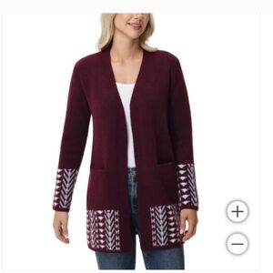 Frye Women's Patterned Cardigan, nwt